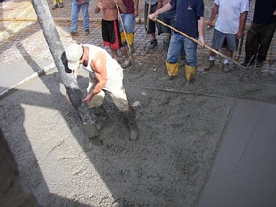 Asbury Expansion - Pouring the Floors July 2007