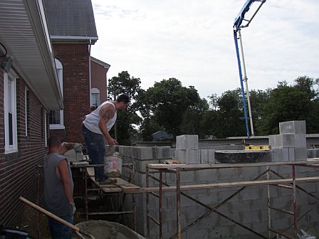 Asbury Expansion - Pouring the Floors July 2007