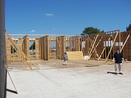 Asbury Construction - 2nd Story walk through with young inspectors