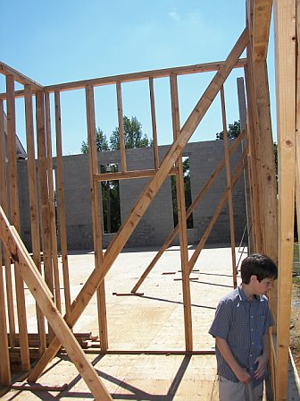 Asbury Construction - 2nd Story walk through with young inspectors