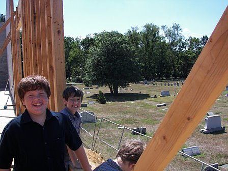 Asbury Construction - 2nd Story walk through with young inspectors