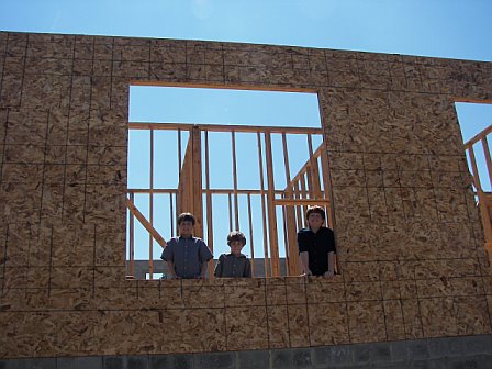 Asbury Construction - 2nd Story walk through with young inspectors