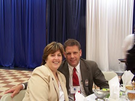 Pastor John and Gwen at Denman Award dinner