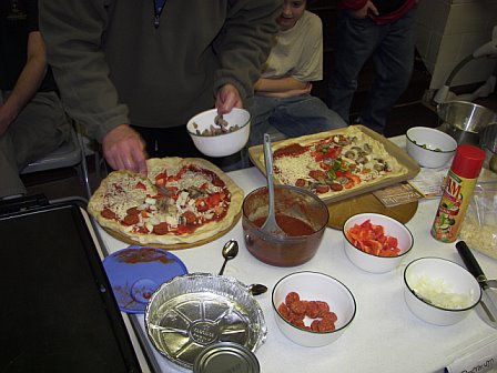 Asbury Men's Cooking Demo 2007: the ingredients (each chooses own)