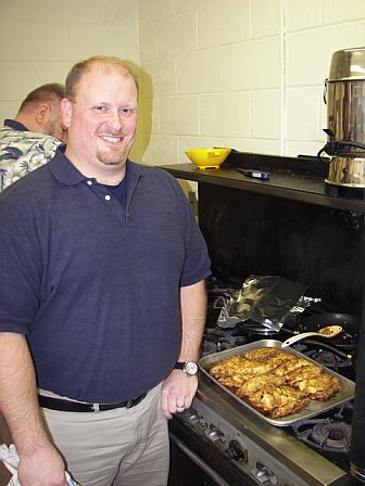 Asbury Men's Cooking Demo 2007: Glen's chicken dish